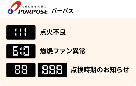 Purpose エラー内容